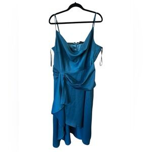 City Chic Elegant teal/viridian simplicity Dress plus size XL/22